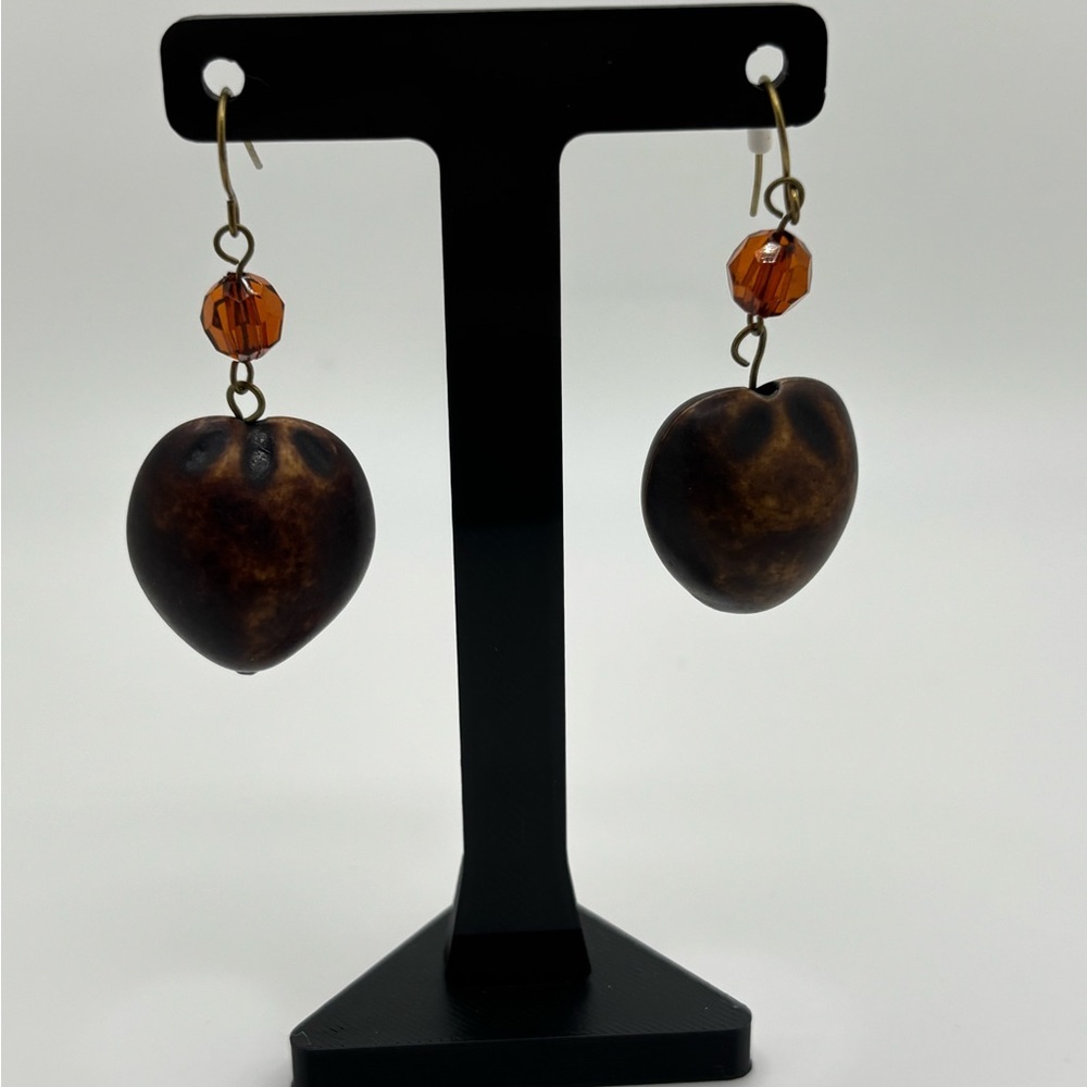 ✨5/$25✨ Brown and Gold Dangle Earrings